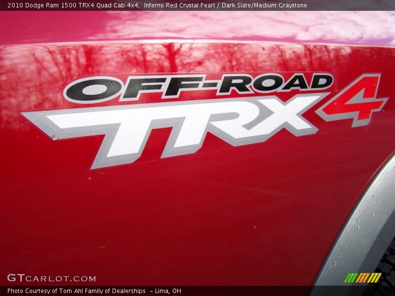 Inferno Red Crystal Pearl / Dark Slate/Medium Graystone 2010 Dodge Ram 1500 TRX4 Quad Cab 4x4