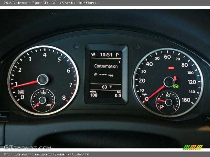 Reflex Silver Metallic / Charcoal 2010 Volkswagen Tiguan SEL