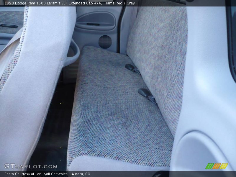 Flame Red / Gray 1998 Dodge Ram 1500 Laramie SLT Extended Cab 4x4
