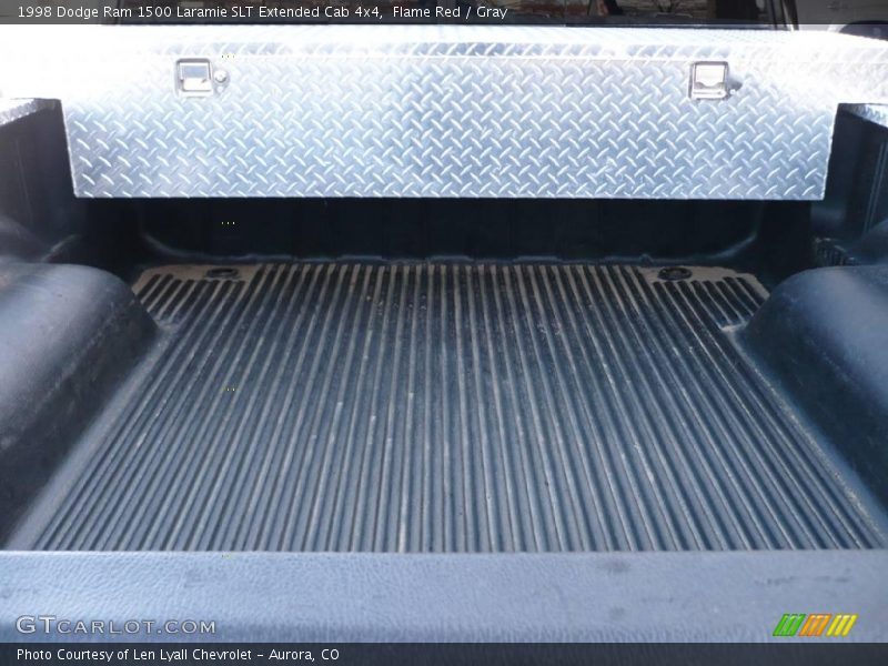 Flame Red / Gray 1998 Dodge Ram 1500 Laramie SLT Extended Cab 4x4