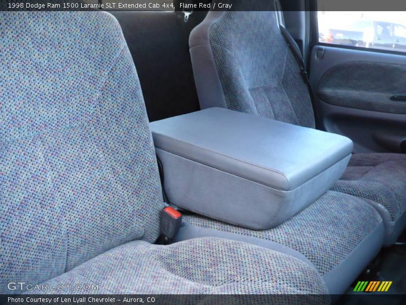 Flame Red / Gray 1998 Dodge Ram 1500 Laramie SLT Extended Cab 4x4