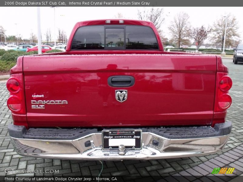 Inferno Red Crystal Pearl / Medium Slate Gray 2006 Dodge Dakota SLT Club Cab