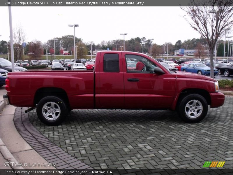 Inferno Red Crystal Pearl / Medium Slate Gray 2006 Dodge Dakota SLT Club Cab