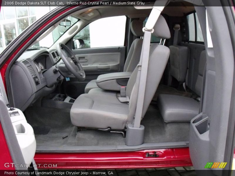 Inferno Red Crystal Pearl / Medium Slate Gray 2006 Dodge Dakota SLT Club Cab