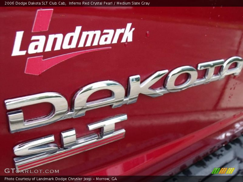 Inferno Red Crystal Pearl / Medium Slate Gray 2006 Dodge Dakota SLT Club Cab