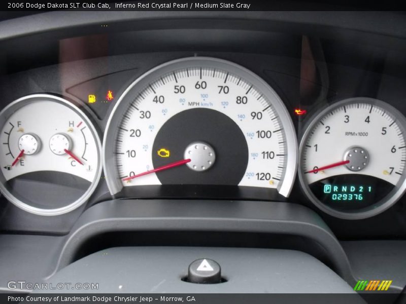 Inferno Red Crystal Pearl / Medium Slate Gray 2006 Dodge Dakota SLT Club Cab