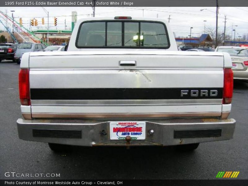 Oxford White / Beige 1995 Ford F150 Eddie Bauer Extended Cab 4x4