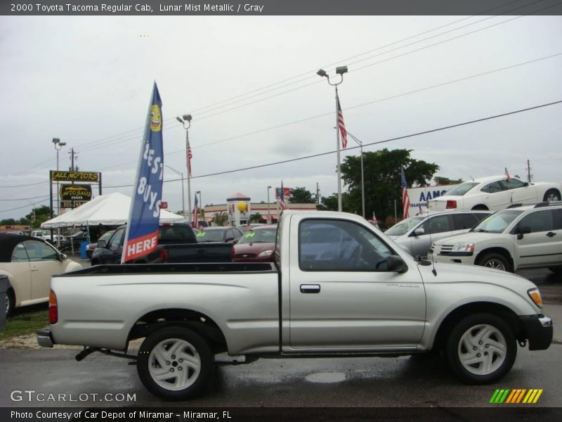 Lunar Mist Metallic / Gray 2000 Toyota Tacoma Regular Cab