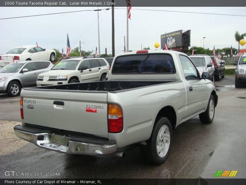 Lunar Mist Metallic / Gray 2000 Toyota Tacoma Regular Cab