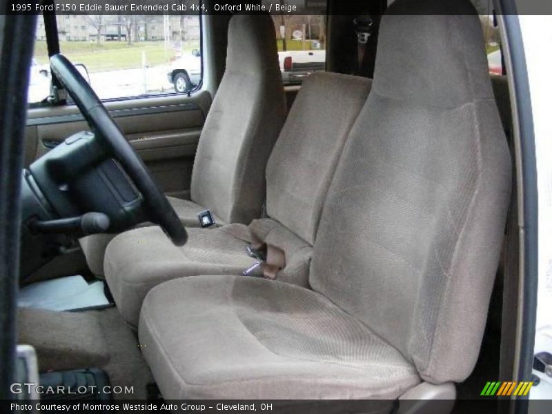 Oxford White / Beige 1995 Ford F150 Eddie Bauer Extended Cab 4x4