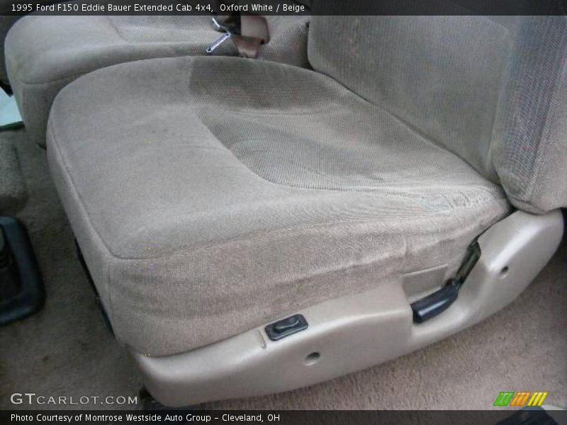 Oxford White / Beige 1995 Ford F150 Eddie Bauer Extended Cab 4x4