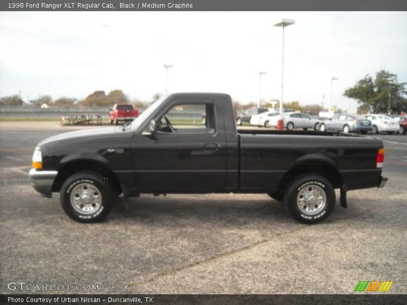 Black / Medium Graphite 1998 Ford Ranger XLT Regular Cab