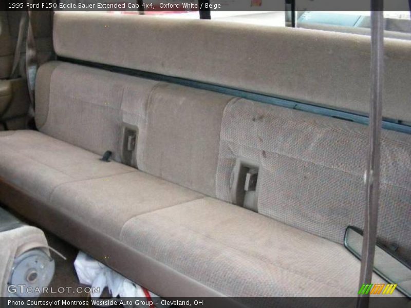 Oxford White / Beige 1995 Ford F150 Eddie Bauer Extended Cab 4x4