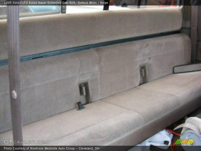 Oxford White / Beige 1995 Ford F150 Eddie Bauer Extended Cab 4x4