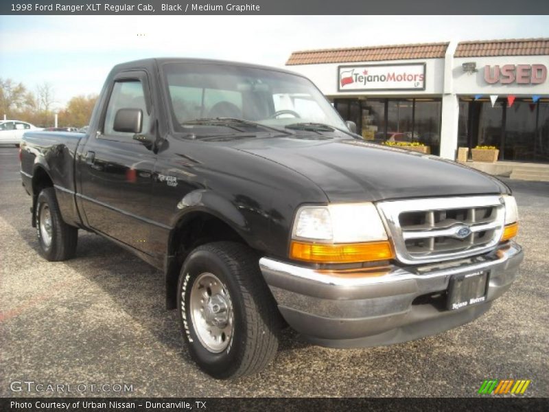 Black / Medium Graphite 1998 Ford Ranger XLT Regular Cab