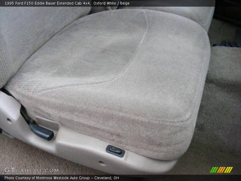 Oxford White / Beige 1995 Ford F150 Eddie Bauer Extended Cab 4x4