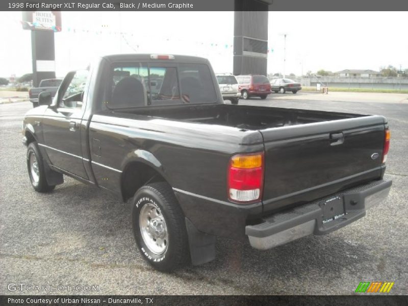 Black / Medium Graphite 1998 Ford Ranger XLT Regular Cab