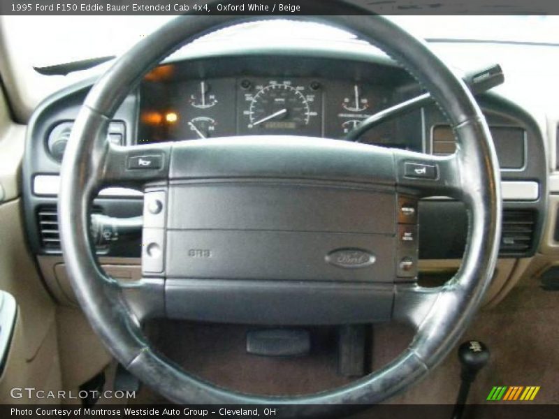 Oxford White / Beige 1995 Ford F150 Eddie Bauer Extended Cab 4x4