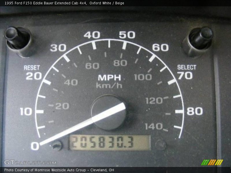 Oxford White / Beige 1995 Ford F150 Eddie Bauer Extended Cab 4x4