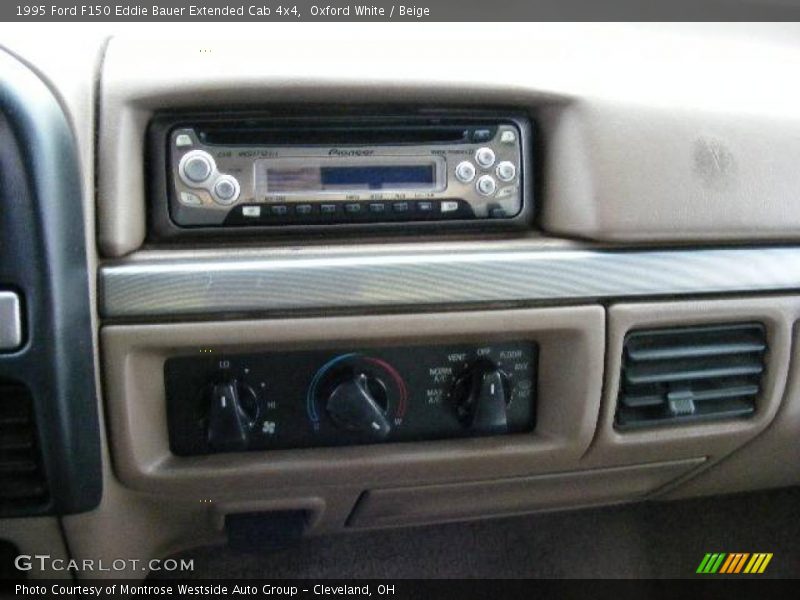 Oxford White / Beige 1995 Ford F150 Eddie Bauer Extended Cab 4x4