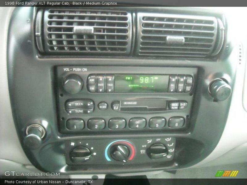 Black / Medium Graphite 1998 Ford Ranger XLT Regular Cab