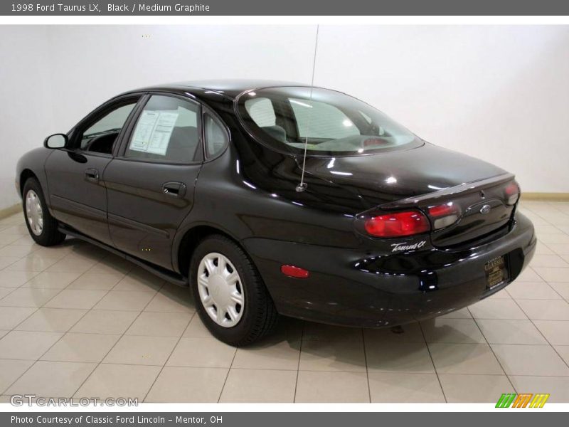 Black / Medium Graphite 1998 Ford Taurus LX