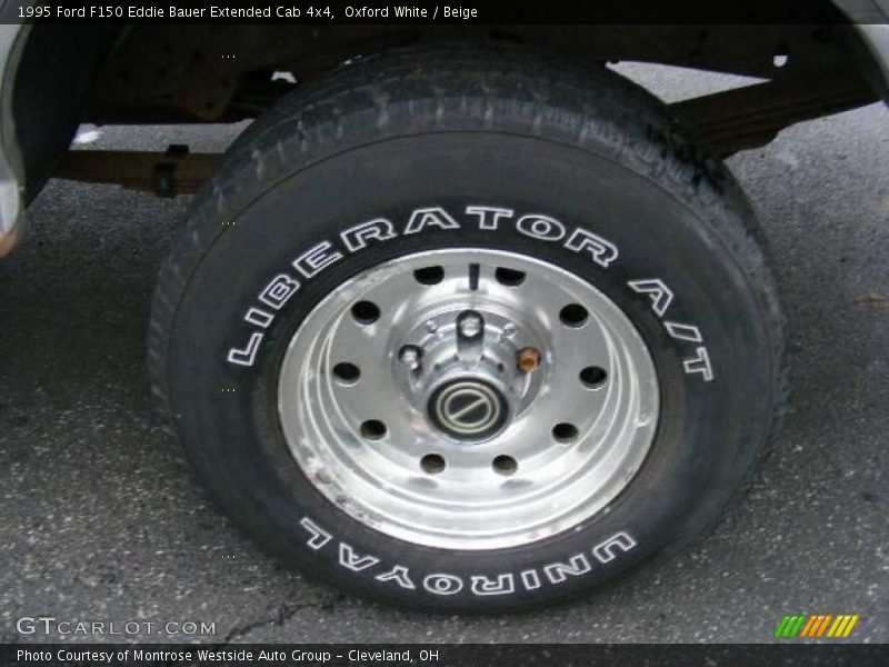 Oxford White / Beige 1995 Ford F150 Eddie Bauer Extended Cab 4x4