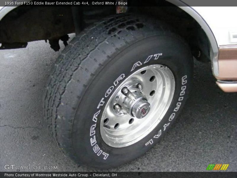 Oxford White / Beige 1995 Ford F150 Eddie Bauer Extended Cab 4x4