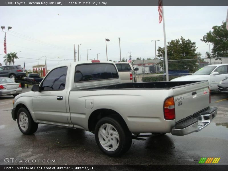 Lunar Mist Metallic / Gray 2000 Toyota Tacoma Regular Cab