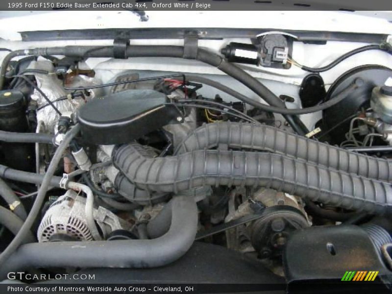 Oxford White / Beige 1995 Ford F150 Eddie Bauer Extended Cab 4x4