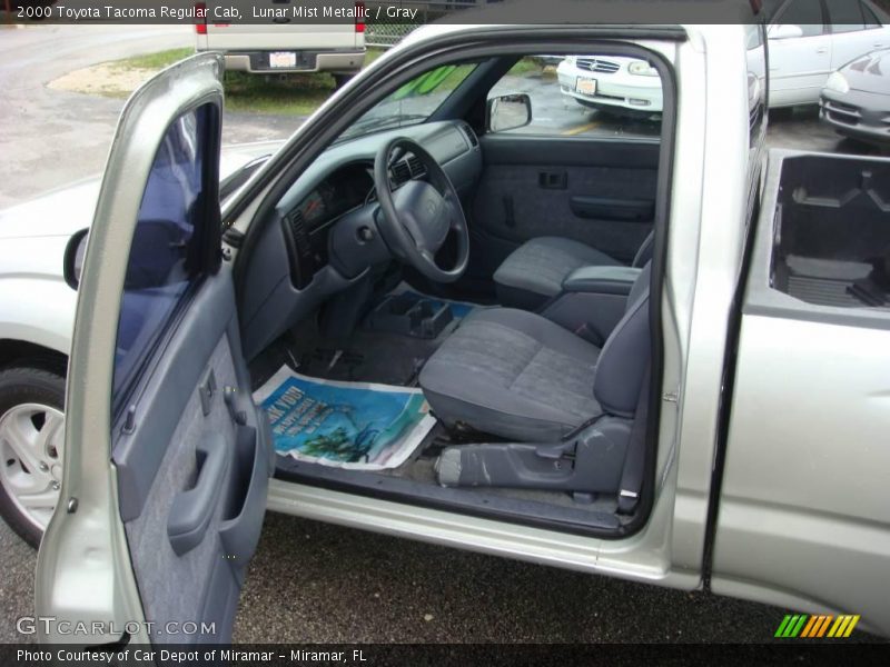 Lunar Mist Metallic / Gray 2000 Toyota Tacoma Regular Cab