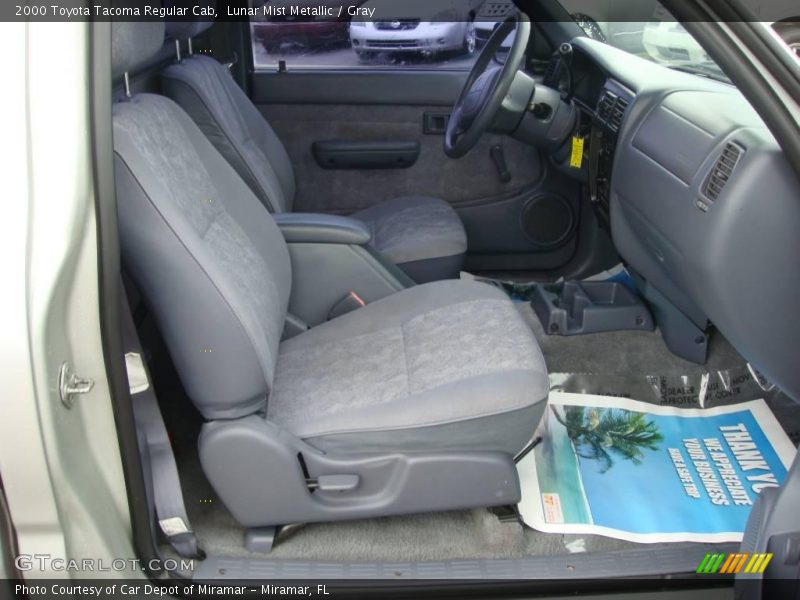 Lunar Mist Metallic / Gray 2000 Toyota Tacoma Regular Cab