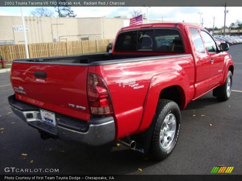 Radiant Red / Charcoal 2001 Toyota Tacoma V6 TRD Xtracab 4x4