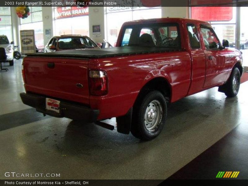 Bright Red / Medium Pebble 2003 Ford Ranger XL SuperCab