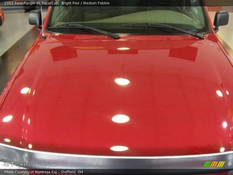 Bright Red / Medium Pebble 2003 Ford Ranger XL SuperCab