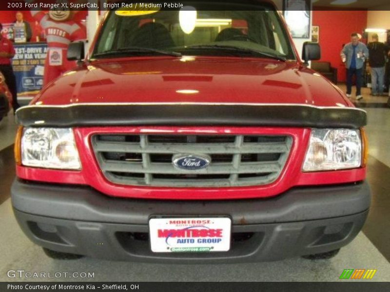 Bright Red / Medium Pebble 2003 Ford Ranger XL SuperCab