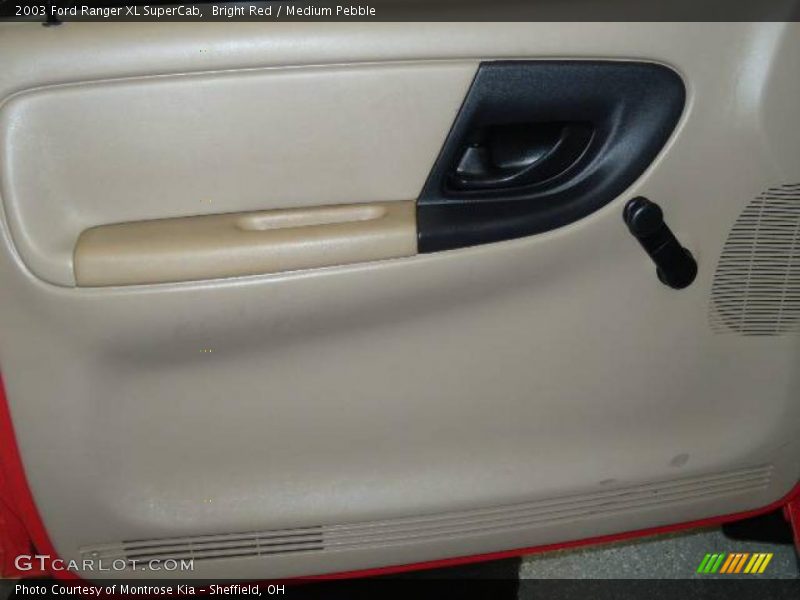 Bright Red / Medium Pebble 2003 Ford Ranger XL SuperCab