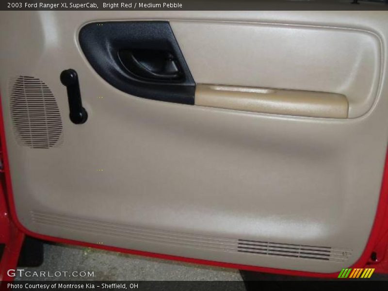 Bright Red / Medium Pebble 2003 Ford Ranger XL SuperCab