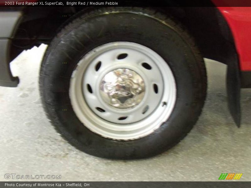 Bright Red / Medium Pebble 2003 Ford Ranger XL SuperCab
