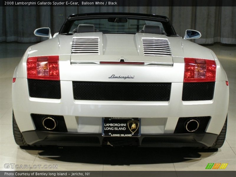Balloon White / Black 2008 Lamborghini Gallardo Spyder E-Gear