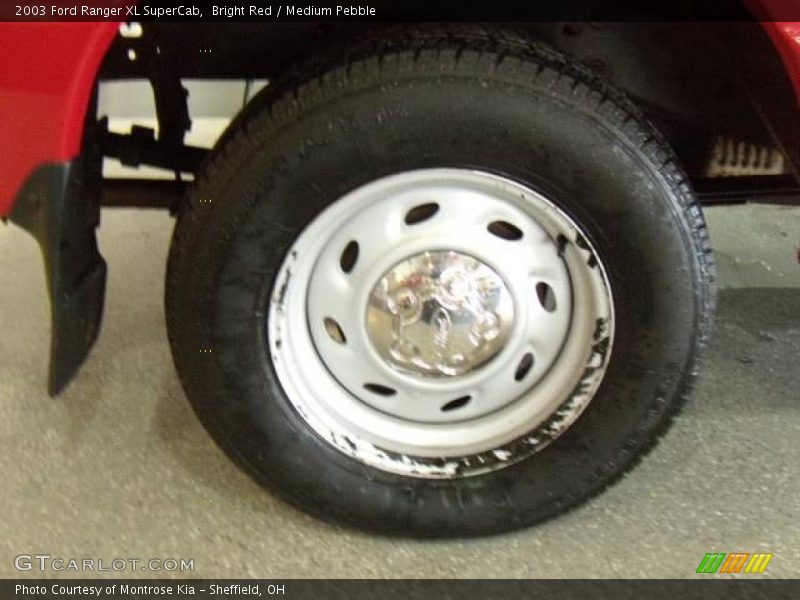 Bright Red / Medium Pebble 2003 Ford Ranger XL SuperCab