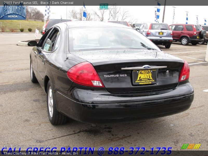 Black / Dark Charcoal 2003 Ford Taurus SES