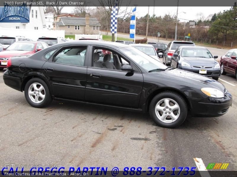 Black / Dark Charcoal 2003 Ford Taurus SES