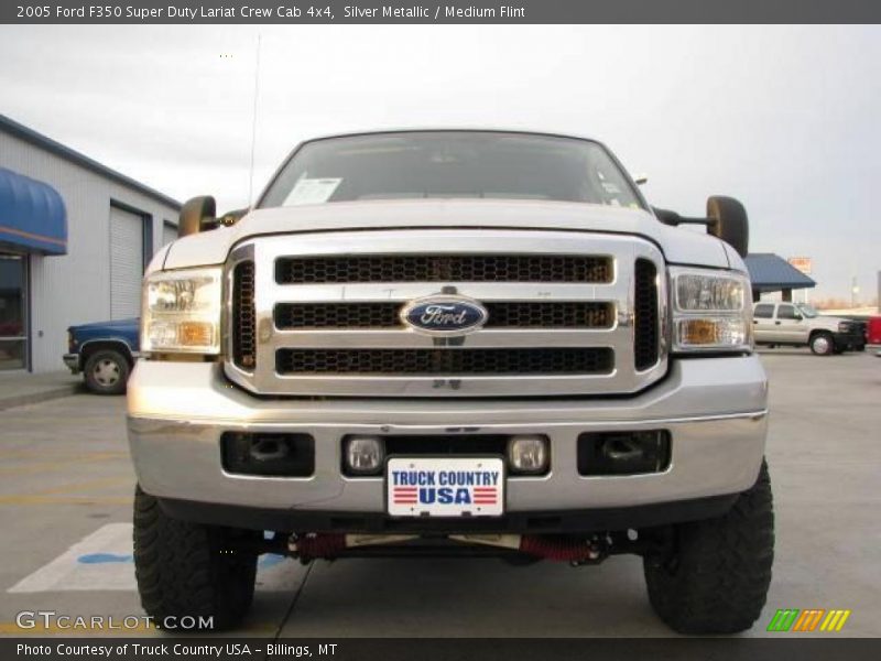 Silver Metallic / Medium Flint 2005 Ford F350 Super Duty Lariat Crew Cab 4x4