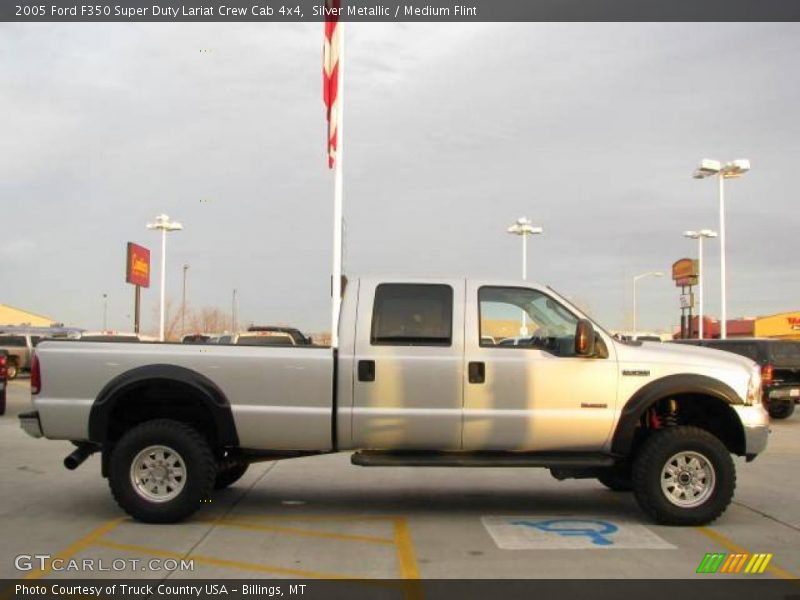 Silver Metallic / Medium Flint 2005 Ford F350 Super Duty Lariat Crew Cab 4x4