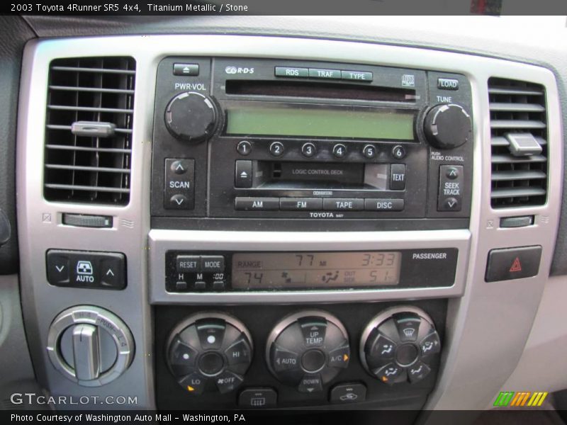 Titanium Metallic / Stone 2003 Toyota 4Runner SR5 4x4
