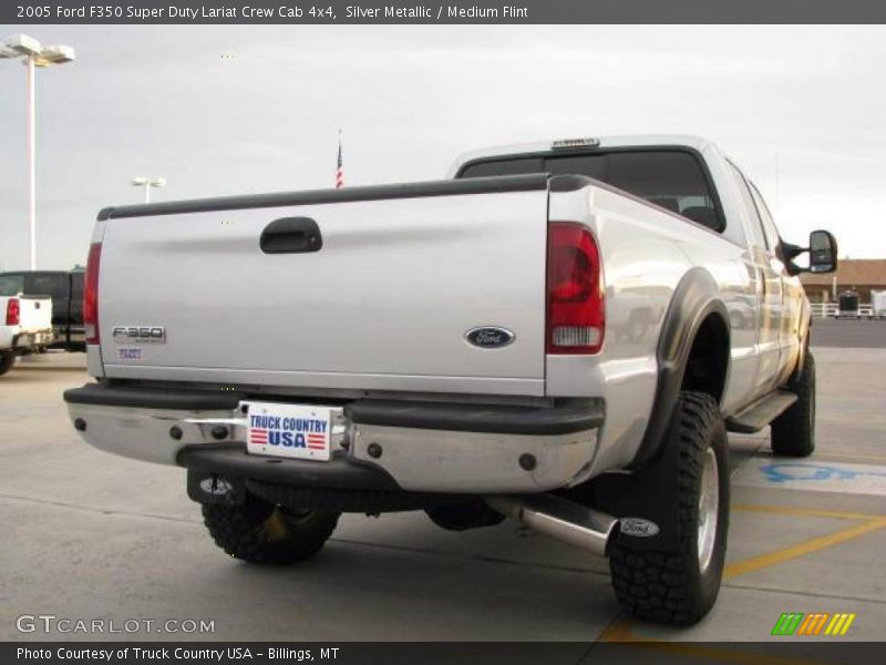 Silver Metallic / Medium Flint 2005 Ford F350 Super Duty Lariat Crew Cab 4x4
