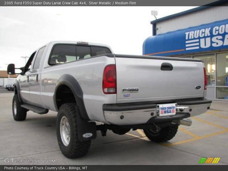 Silver Metallic / Medium Flint 2005 Ford F350 Super Duty Lariat Crew Cab 4x4