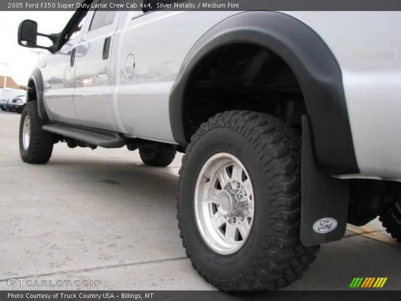 Silver Metallic / Medium Flint 2005 Ford F350 Super Duty Lariat Crew Cab 4x4