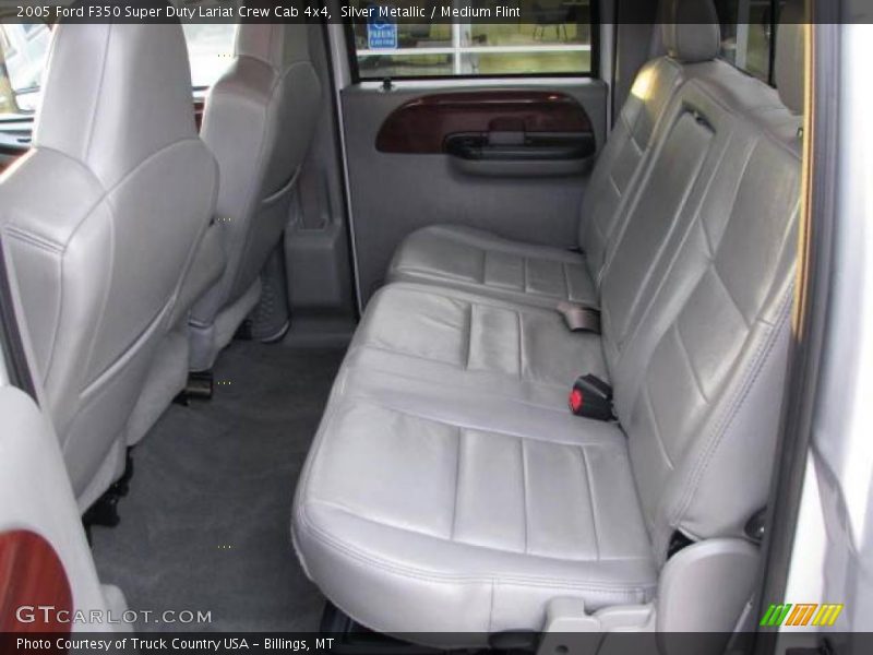 Silver Metallic / Medium Flint 2005 Ford F350 Super Duty Lariat Crew Cab 4x4